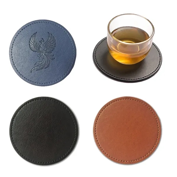 PU Coffee Cup Coaster - PU Coffee Cup Coaster - Image 0 of 6