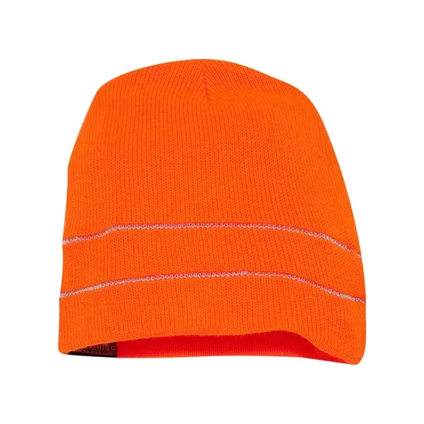 Kishigo High Viz Reflective Beanie - Kishigo High Viz Reflective Beanie - Image 4 of 4