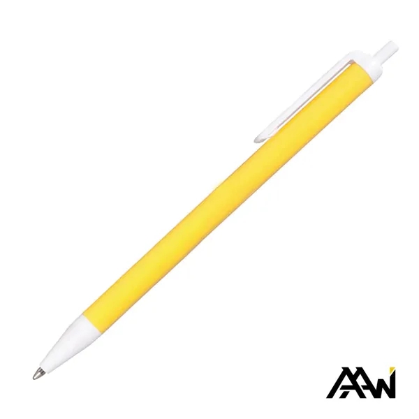Value Slim Pen w/Glossy Colored Barrel - Matte White Accent - Value Slim Pen w/Glossy Colored Barrel - Matte White Accent - Image 15 of 15
