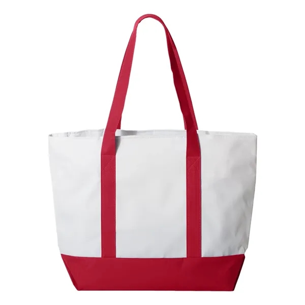 Liberty Bags Bay View Giant Zippered Tote - Liberty Bags Bay View Giant Zippered Tote - Image 10 of 12