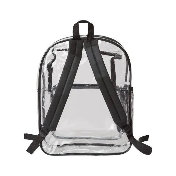 Liberty Bags Large 17" Heavy Duty Clear Backpack - Liberty Bags Large 17" Heavy Duty Clear Backpack - Image 2 of 3