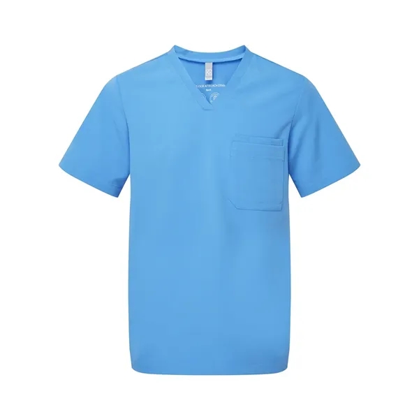 Onna Men's Limitless V-Neck Stretch Scrub Top - Onna Men's Limitless V-Neck Stretch Scrub Top - Image 3 of 7