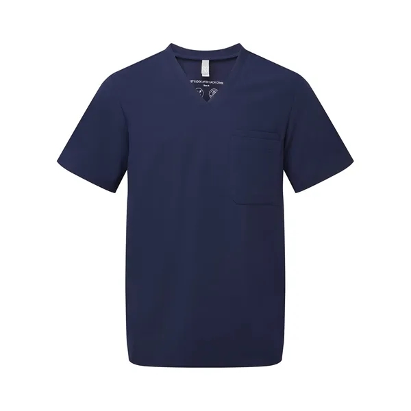 Onna Men's Limitless V-Neck Stretch Scrub Top - Onna Men's Limitless V-Neck Stretch Scrub Top - Image 7 of 7