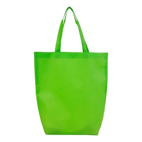 Q-Tees Non-Woven Gusset Bottom Tote - Q-Tees Non-Woven Gusset Bottom Tote - Image 6 of 18