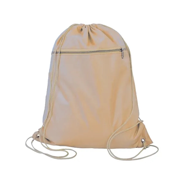 Q-Tees Polyester Cinchpack - Q-Tees Polyester Cinchpack - Image 10 of 18