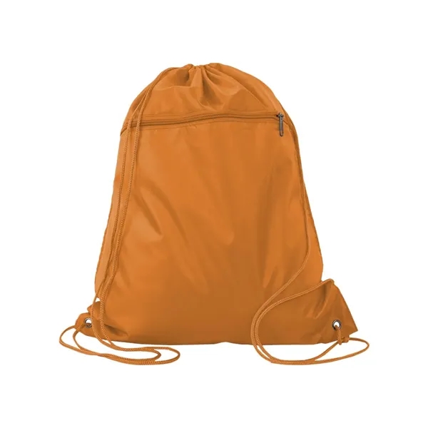 Q-Tees Polyester Cinchpack - Q-Tees Polyester Cinchpack - Image 12 of 18