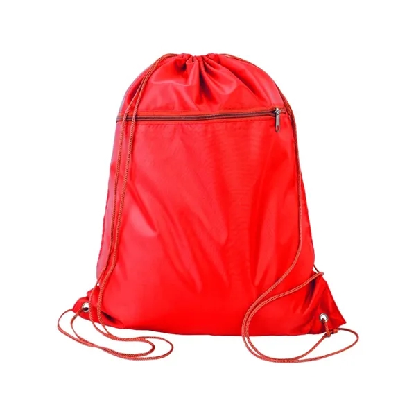 Q-Tees Polyester Cinchpack - Q-Tees Polyester Cinchpack - Image 14 of 18