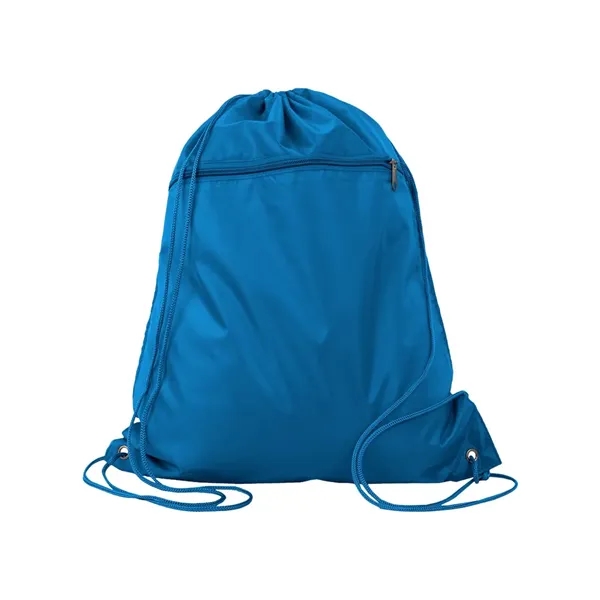 Q-Tees Polyester Cinchpack - Q-Tees Polyester Cinchpack - Image 16 of 18