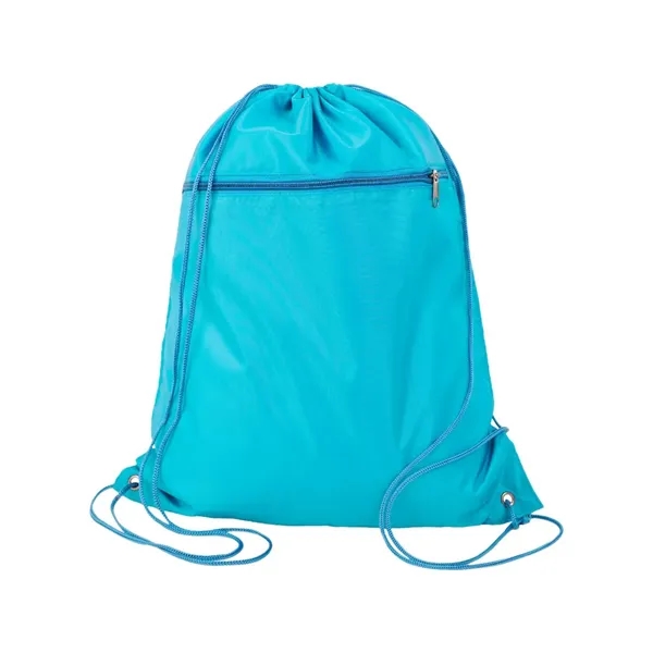 Q-Tees Polyester Cinchpack - Q-Tees Polyester Cinchpack - Image 17 of 18