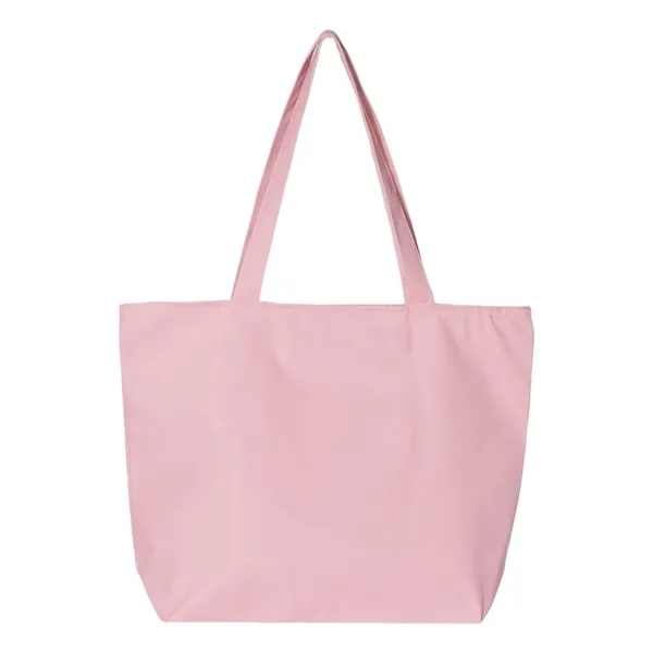 Q-Tees 25L Zippered Tote - Q-Tees 25L Zippered Tote - Image 4 of 16