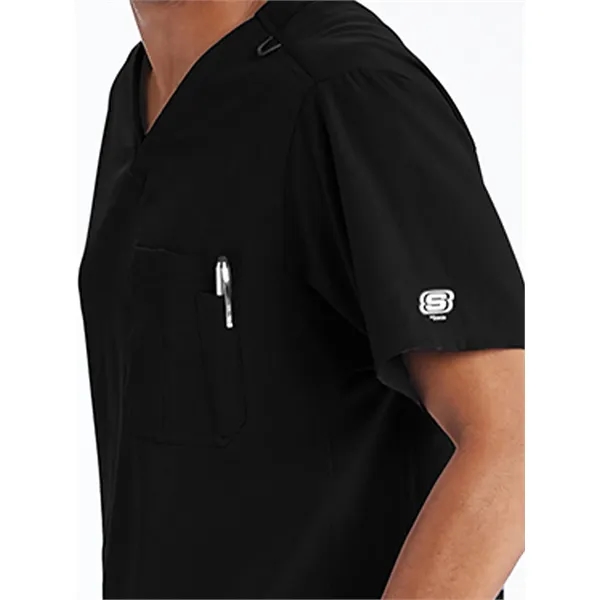 Skechers - Men's One-Pocket V-Neck Structure Scrub Top - Skechers - Men's One-Pocket V-Neck Structure Scrub Top - Image 5 of 47