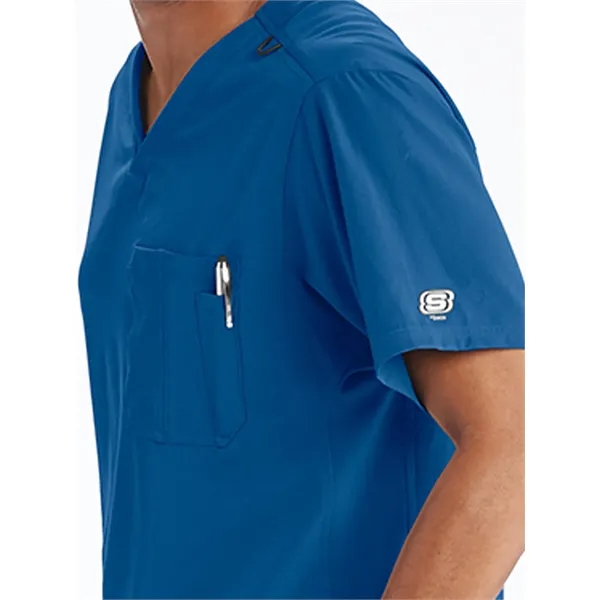 Skechers - Men's One-Pocket V-Neck Structure Scrub Top - Skechers - Men's One-Pocket V-Neck Structure Scrub Top - Image 41 of 47