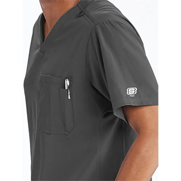Skechers - Men's One-Pocket V-Neck Structure Scrub Top - Skechers - Men's One-Pocket V-Neck Structure Scrub Top - Image 43 of 47