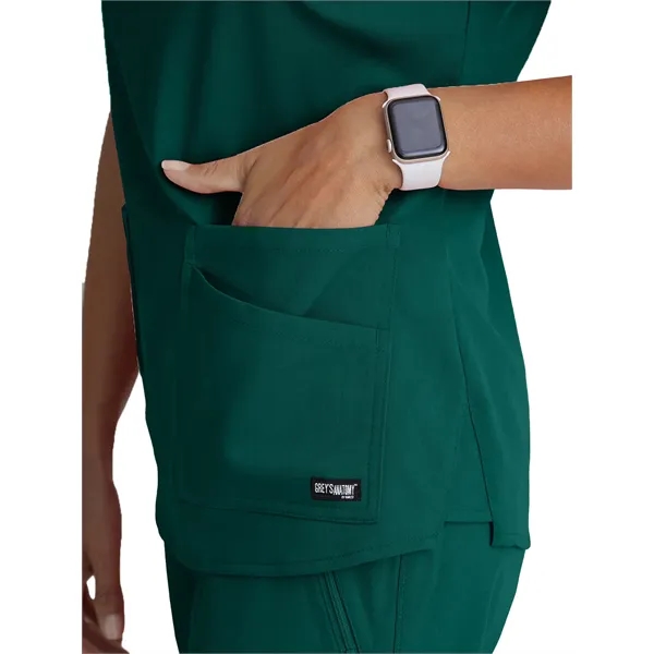 Grey's Anatomy Spandex Stretch - Women's Four-Pocket V-Ne... - Grey's Anatomy Spandex Stretch - Women's Four-Pocket V-Ne... - Image 29 of 56