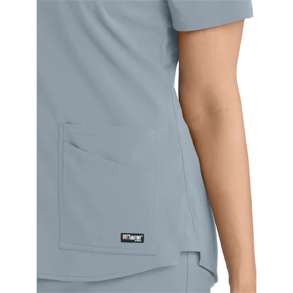 Grey's Anatomy Spandex Stretch - Women's Four-Pocket V-Ne... - Grey's Anatomy Spandex Stretch - Women's Four-Pocket V-Ne... - Image 37 of 56