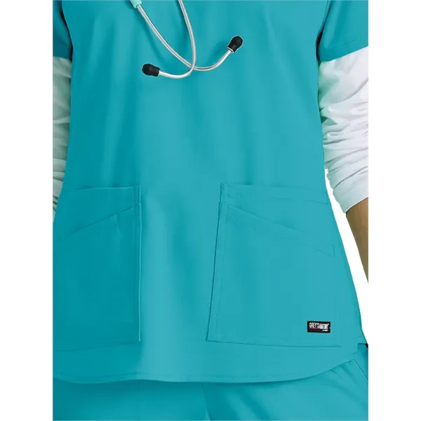 Grey's Anatomy Spandex Stretch - Women's Four-Pocket V-Ne... - Grey's Anatomy Spandex Stretch - Women's Four-Pocket V-Ne... - Image 53 of 56