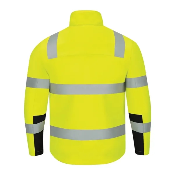 Red Kap Men's Hi-Visibility Soft Shell Jacket - Red Kap Men's Hi-Visibility Soft Shell Jacket - Image 2 of 2