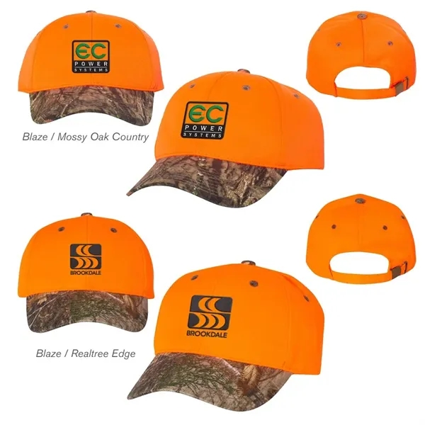 Outdoor Blaze Crown Camo Visor Cap - Outdoor Blaze Crown Camo Visor Cap - Image 0 of 4
