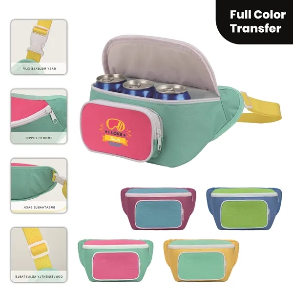 Adjustable Insulated Can Cooler Fanny Pack - Adjustable Insulated Can Cooler Fanny Pack - Image 1 of 1