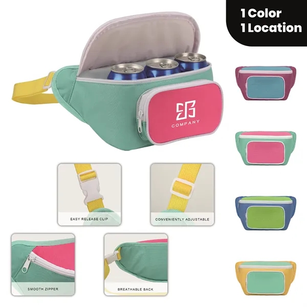 Adjustable Insulated Can Cooler Fanny Pack - Adjustable Insulated Can Cooler Fanny Pack - Image 0 of 1