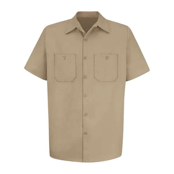 Red Kap Men's Tall Cotton Short Sleeve Uniform Shirt - Red Kap Men's Tall Cotton Short Sleeve Uniform Shirt - Image 3 of 10