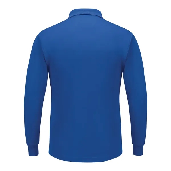 Red Kap Men's Long Sleeve Performance Knit Polo - Red Kap Men's Long Sleeve Performance Knit Polo - Image 8 of 8