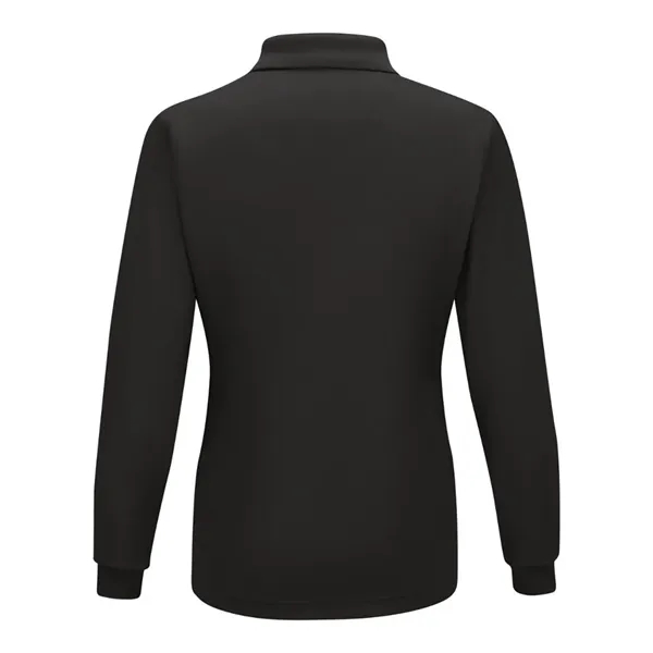 Red Kap Women's Long Sleeve Performance Knit Polo - Red Kap Women's Long Sleeve Performance Knit Polo - Image 2 of 8