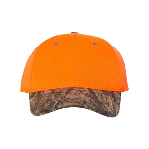 Custom Outdoor Blaze Crown Camo Visor Cap