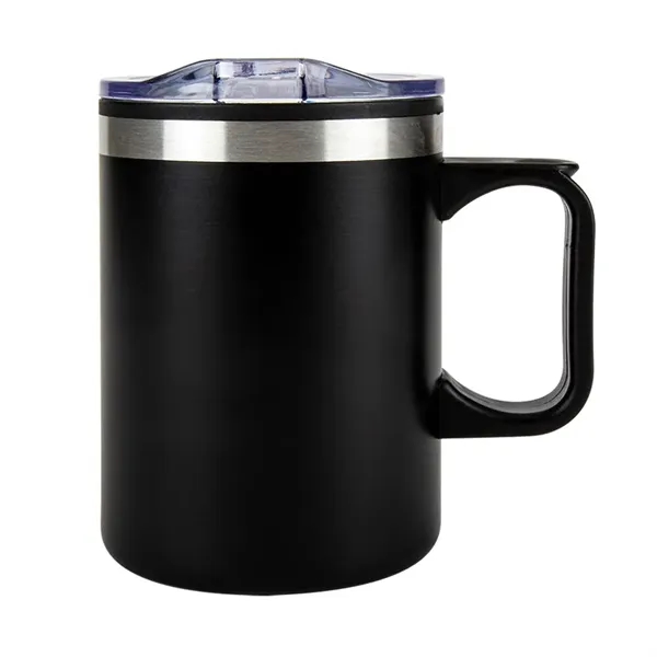 Custom Eden 14oz. Travel Mug with Handle & Lock Lid