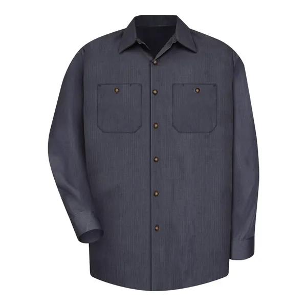 Red Kap Men's Industrial Long Sleeve Work Shirt - Red Kap Men's Industrial Long Sleeve Work Shirt - Image 3 of 50