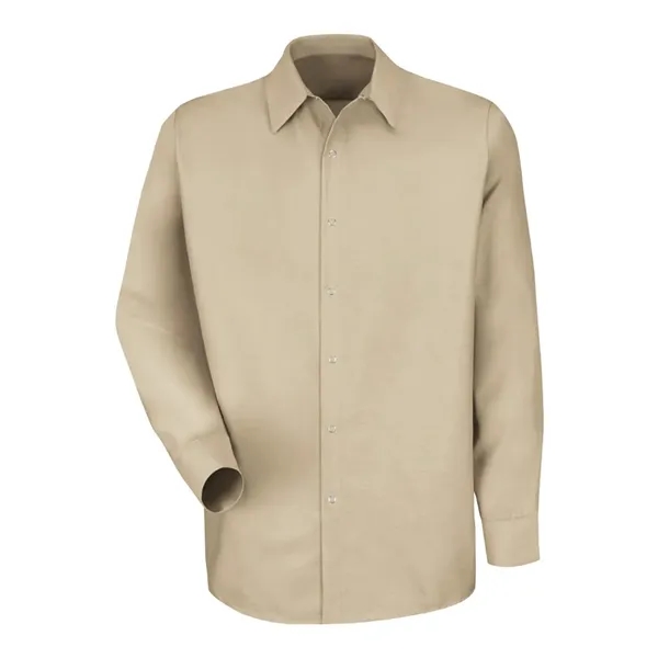 Red Kap Men's Specialized Pocketless Long Sleeve Work Shirt - Red Kap Men's Specialized Pocketless Long Sleeve Work Shirt - Image 5 of 10