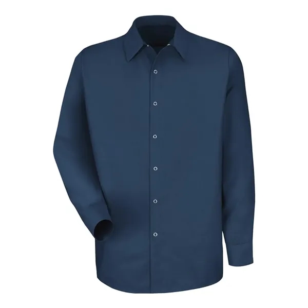 Red Kap Men's Specialized Pocketless Long Sleeve Work Shirt - Red Kap Men's Specialized Pocketless Long Sleeve Work Shirt - Image 7 of 10