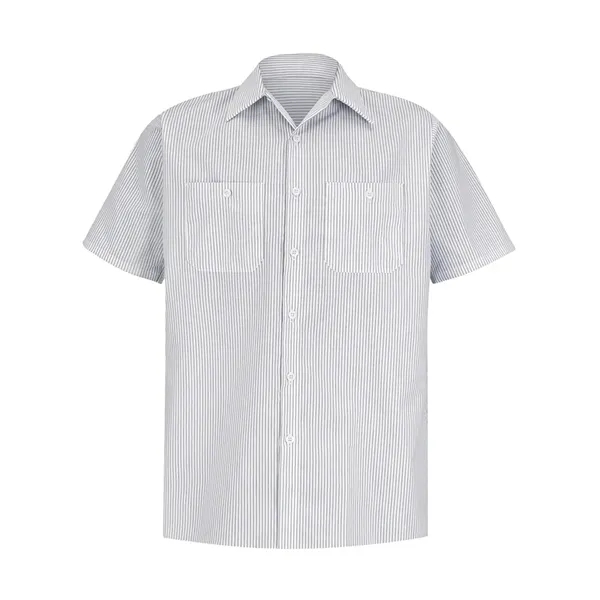 Red Kap Men's Premium Short Sleeve Work Shirt - Red Kap Men's Premium Short Sleeve Work Shirt - Image 3 of 16
