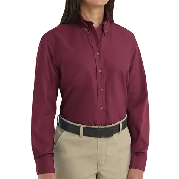 Red Kap Women's Poplin Dress Shirt - Red Kap Women's Poplin Dress Shirt - Image 0 of 10