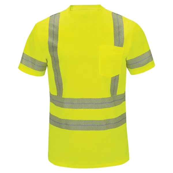 Red Kap Men's High Visibility Short Sleeve T-Shirt - Red Kap Men's High Visibility Short Sleeve T-Shirt - Image 0 of 2