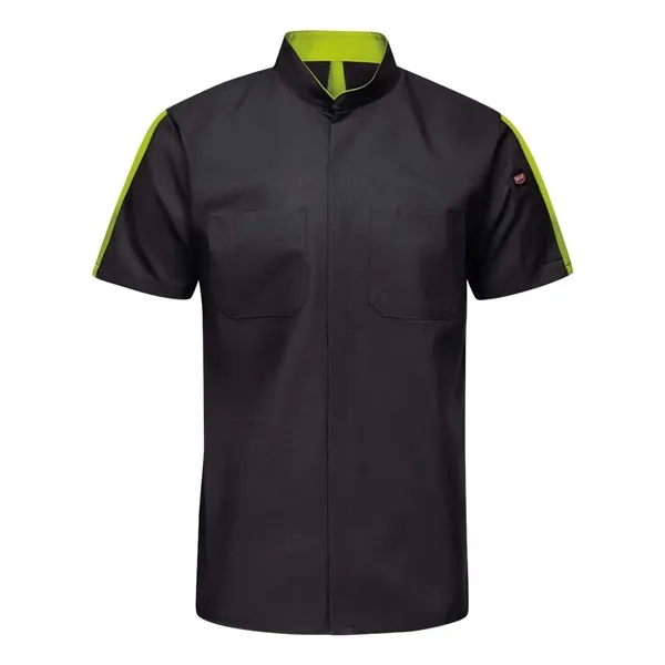 Red Kap Men's Tall Mimix™ Pro+ Short Sleeve Work Shirt Wi... - Red Kap Men's Tall Mimix™ Pro+ Short Sleeve Work Shirt Wi... - Image 3 of 12