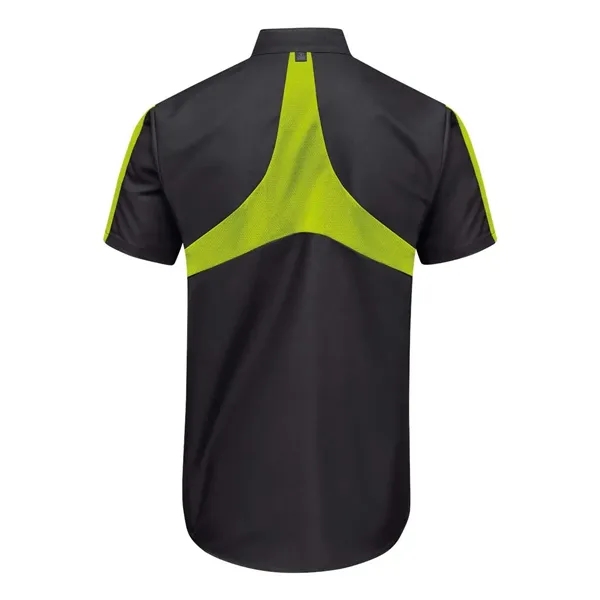 Red Kap Men's Tall Mimix™ Pro+ Short Sleeve Work Shirt Wi... - Red Kap Men's Tall Mimix™ Pro+ Short Sleeve Work Shirt Wi... - Image 4 of 12
