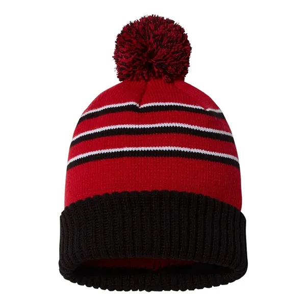Richardson Pom Cuffed Beanie - Richardson Pom Cuffed Beanie - Image 13 of 14