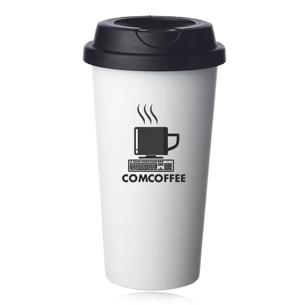 Florence 16 oz. Plastic Coffee Tumbler - Florence 16 oz. Plastic Coffee Tumbler - Image 1 of 11