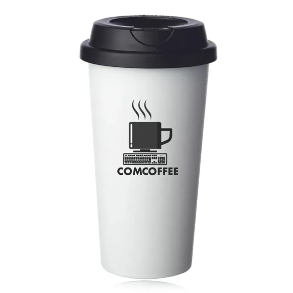 Florence 16 oz. Plastic Coffee Tumbler - Florence 16 oz. Plastic Coffee Tumbler - Image 1 of 11