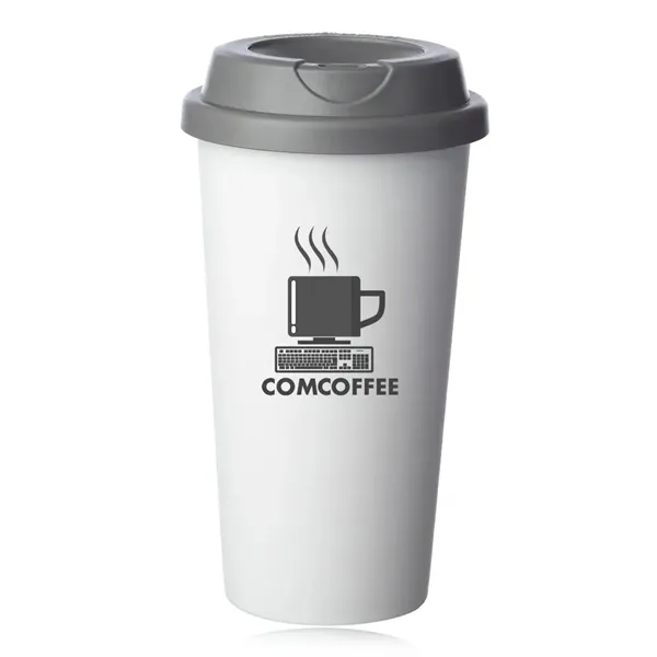 Florence 16 oz. Plastic Coffee Tumbler - Florence 16 oz. Plastic Coffee Tumbler - Image 5 of 11