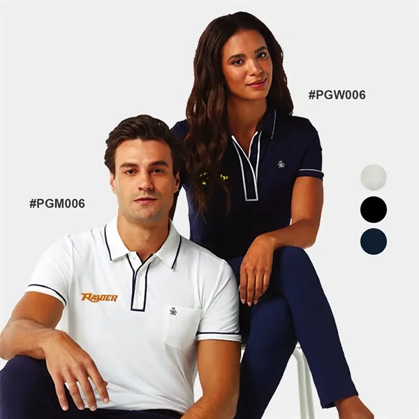Original Penguin® Technical Veronica Women's Polo Shirt - Original Penguin® Technical Veronica Women's Polo Shirt - Image 0 of 5