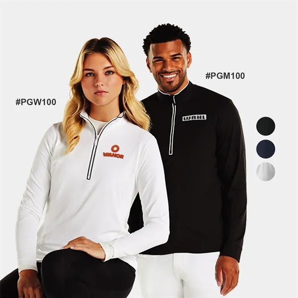 Original Penguin® Lightweight Womens Quarter Zipper Pullover