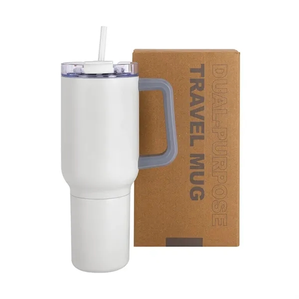 Key West 22 oz SS Travel Mug w/Can Cooler - Key West 22 oz SS Travel Mug w/Can Cooler - Image 4 of 5