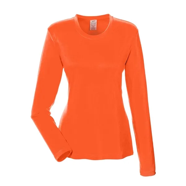 UltraClub Women's Cool & Dry Performance Long Sleeve Top - UltraClub Women's Cool & Dry Performance Long Sleeve Top - Image 2 of 13