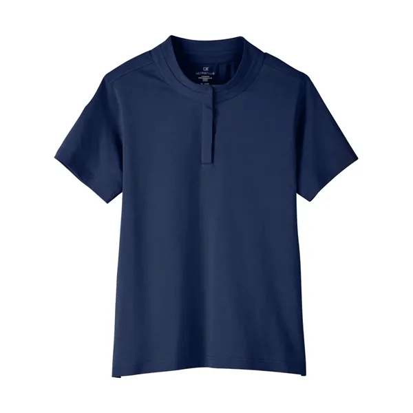 UltraClub Women's Lakeshore Stretch Cotton Performance Polo