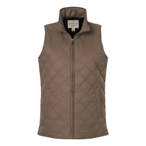 Weatherproof Women's Vintage Diamond Quilted Vest - Weatherproof Women's Vintage Diamond Quilted Vest - Image 3 of 8