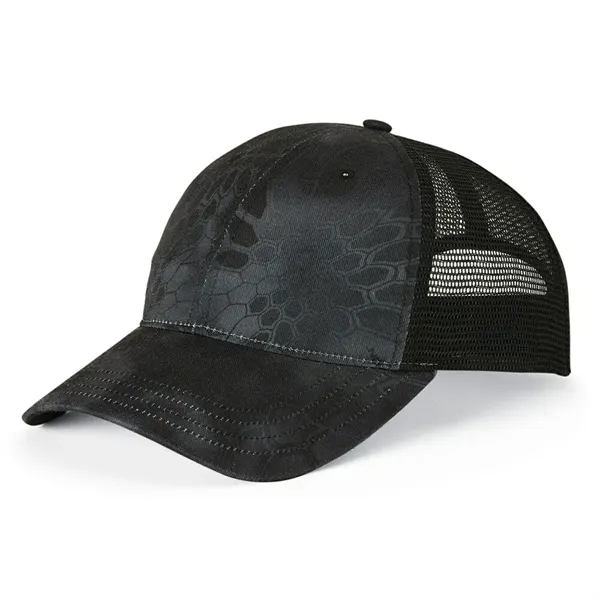 Richardson 111P Camo Washed Trucker Cap - Richardson 111P Camo Washed Trucker Cap - Image 1 of 6