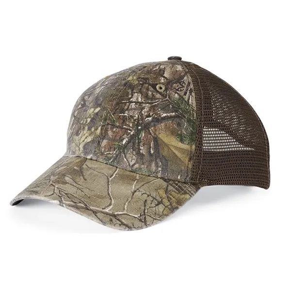 Richardson 111P Camo Washed Trucker Cap - Richardson 111P Camo Washed Trucker Cap - Image 5 of 6