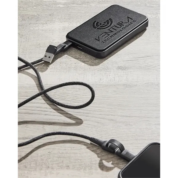 Italian Thermo PU 5000mAh Phone Power Bank - Italian Thermo PU 5000mAh Phone Power Bank - Image 1 of 4